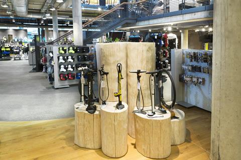 Tools and gear can be found on the lower levels